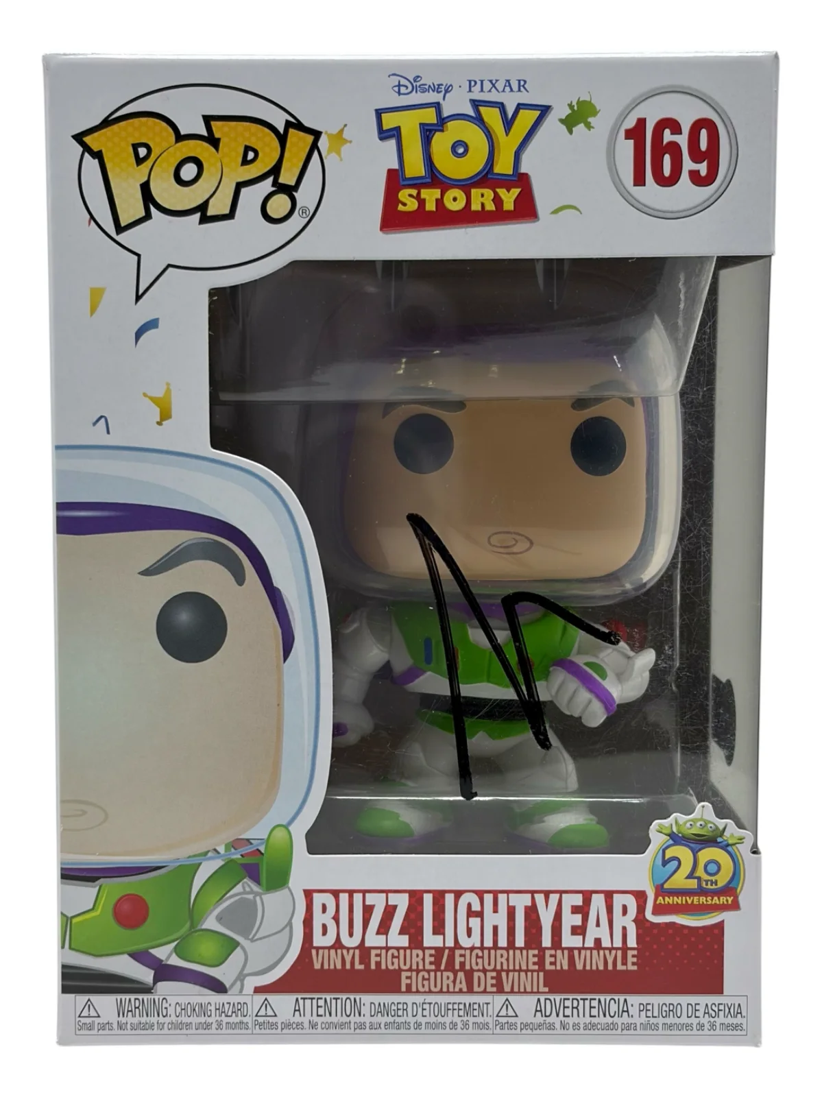 Tim Allen — Tim Allen Signed Autograph Toy Story Buzz Lightyear Funko Box 169 Disney BAS COA