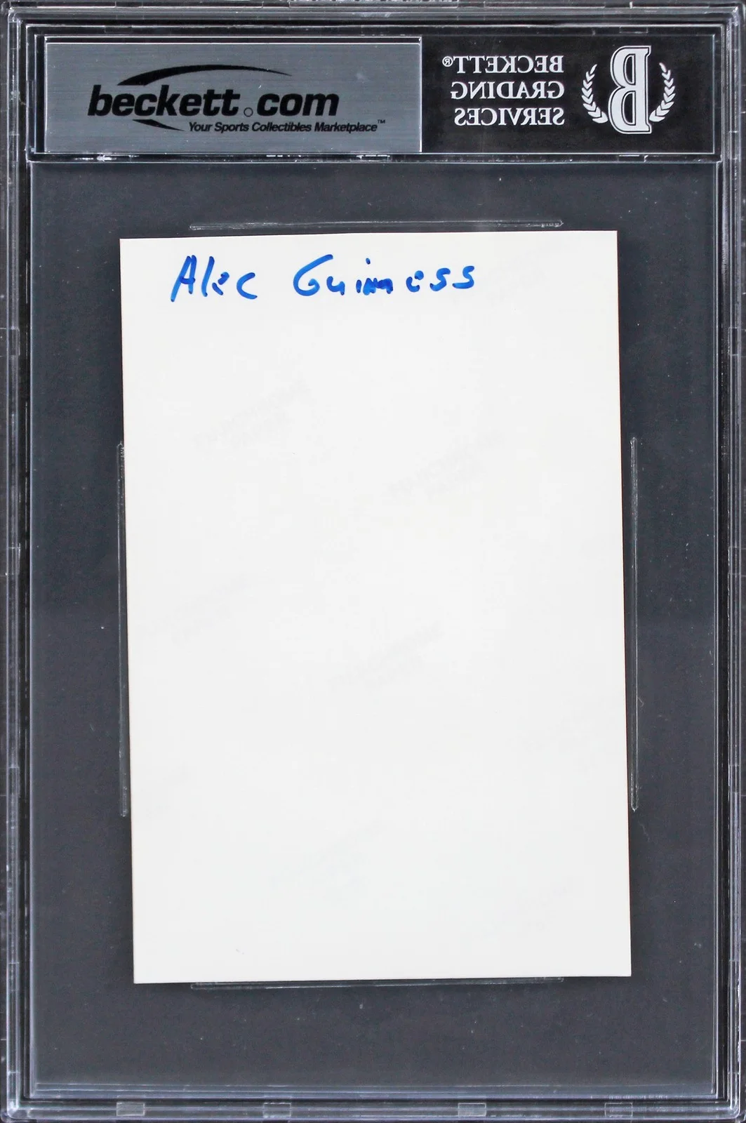 Alec Guinness — Alec Guinness Star Wars Signed 4x6 Obi-Wan Kenobi Photo Auto 10! BAS Slabbed, изображение 2