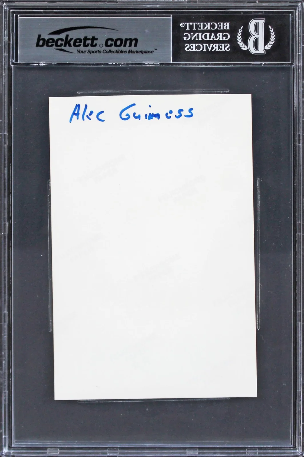 Alec Guinness — Alec Guinness Star Wars Signed 4x6 Obi-Wan Kenobi Photo Auto 10! BAS Slabbed, изображение 5