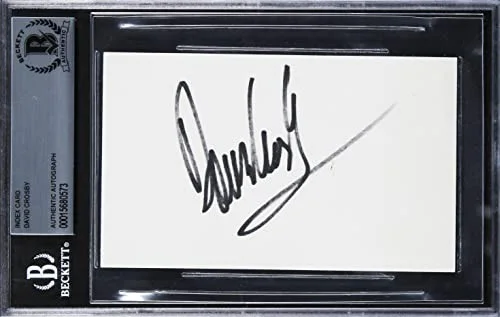 David Crosby — David Crosby The Byrds Authentic Signed 3x5 Index Card Autographed BAS Slabbed, image 3