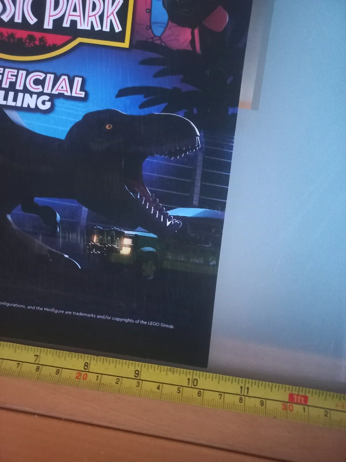 LEGO JURASSIC PARK Paper Pull-Out Poster Official Merchandise (See Description), image 4
