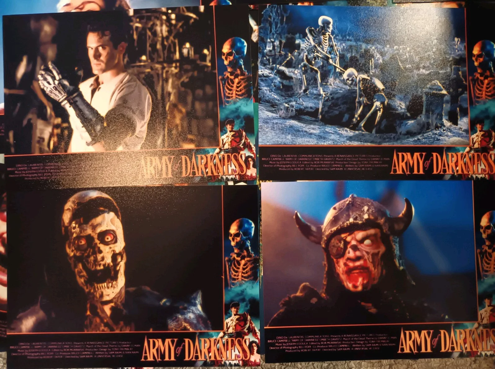Evil Dead 3: Army Of Darkness. 16 Glossy 7x5ins Unofficial Lobby Cards. New., изображение 2