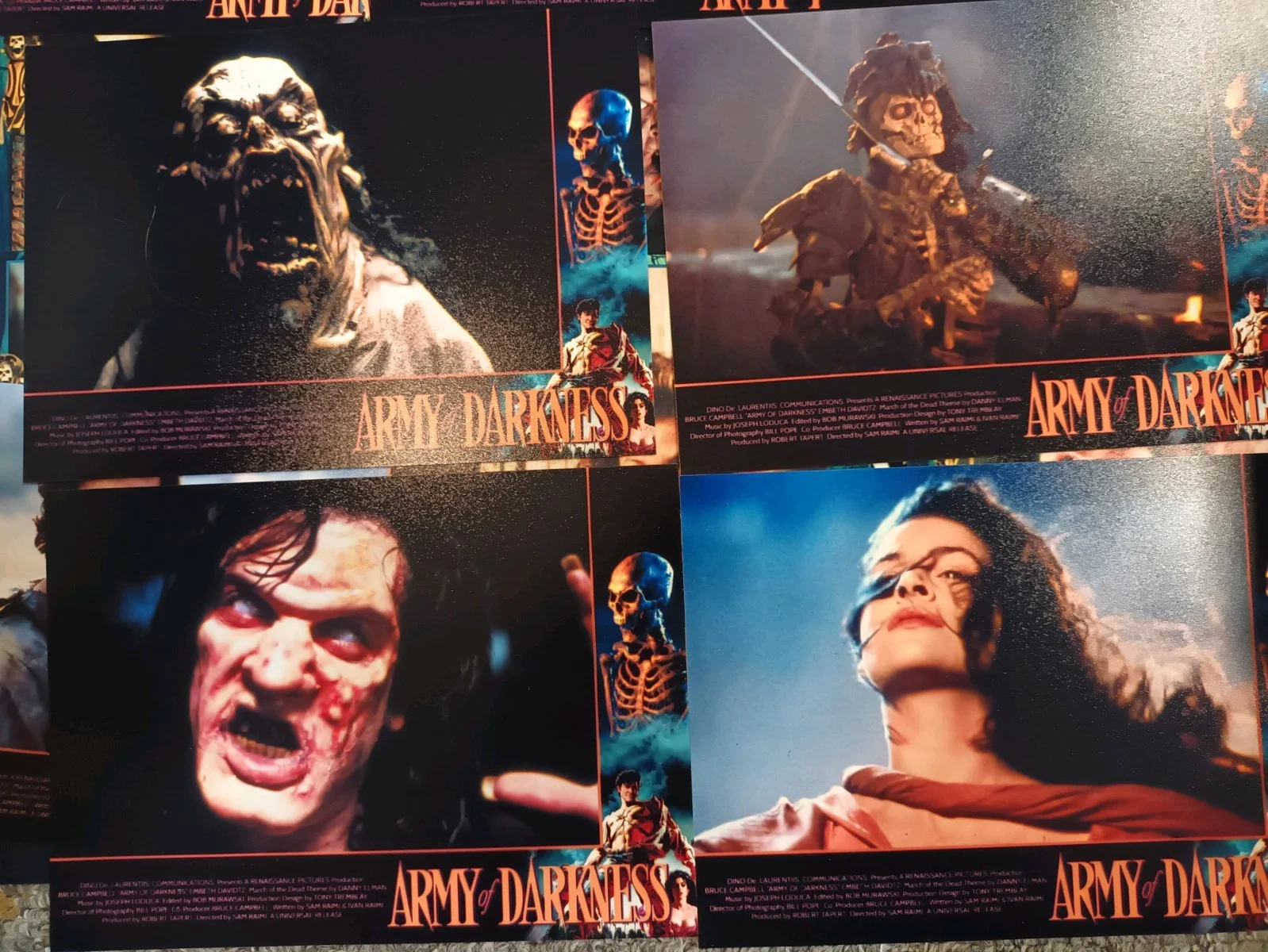Evil Dead 3: Army Of Darkness. 16 Glossy 7x5ins Unofficial Lobby Cards. New., изображение 4