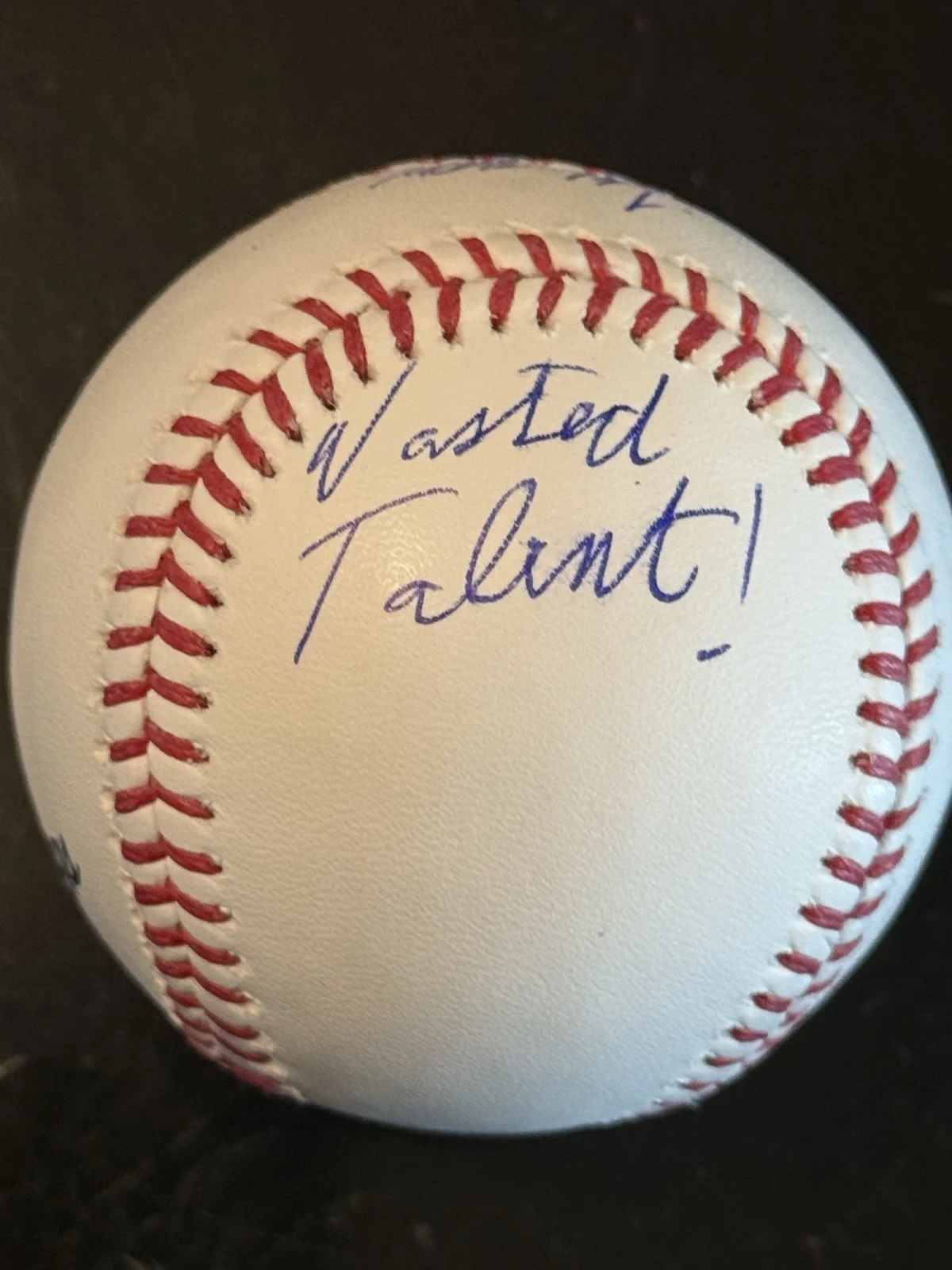 Lillo Brancato — Lillo Brancato Signed Romlb Inscribed Wasted Talent Jsa, image 2
