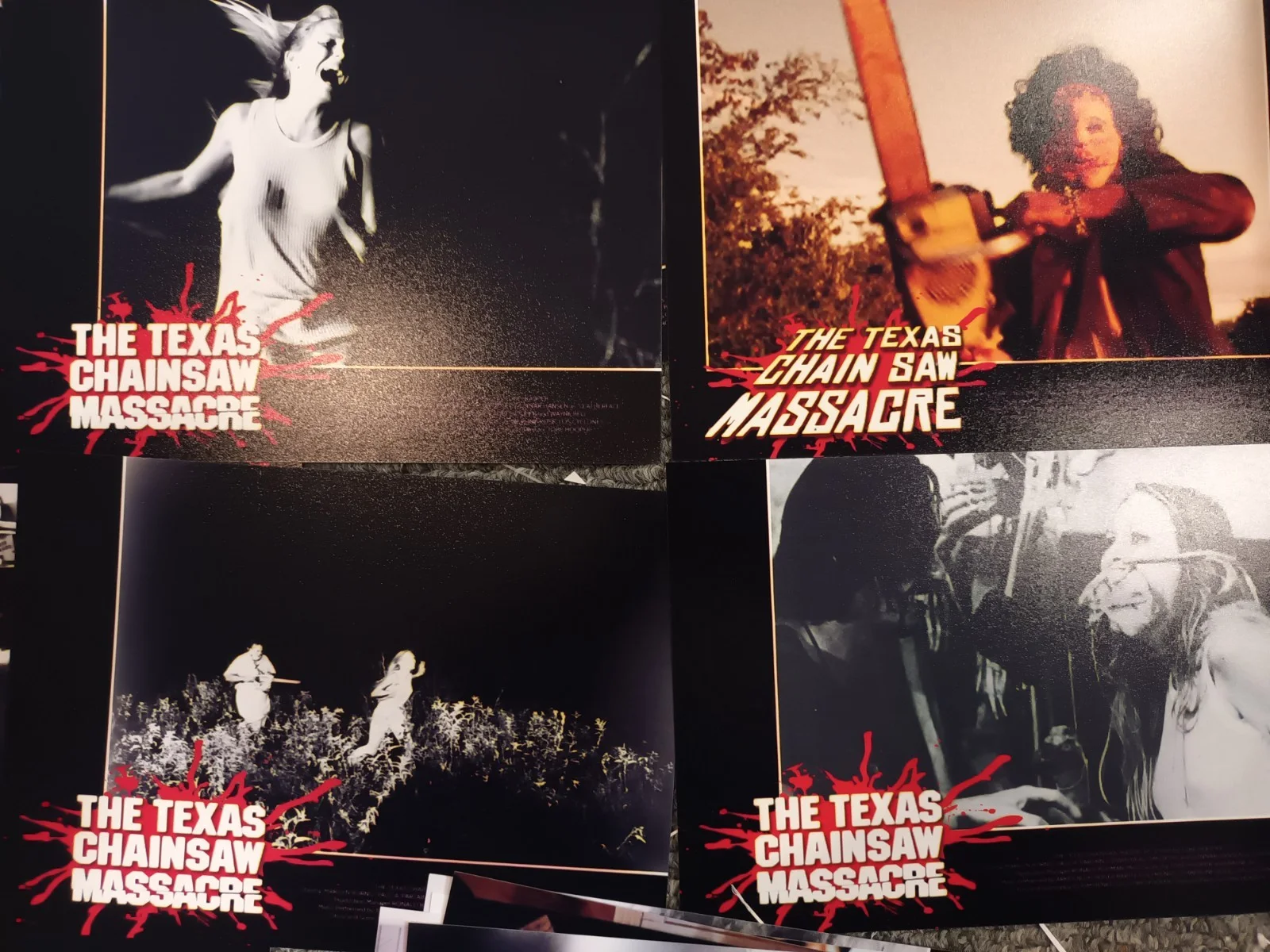 The Texas Chainsaw Massacre 1974. 16 Glossy Unofficial 7x5ins Lobby Cards. New., image 2