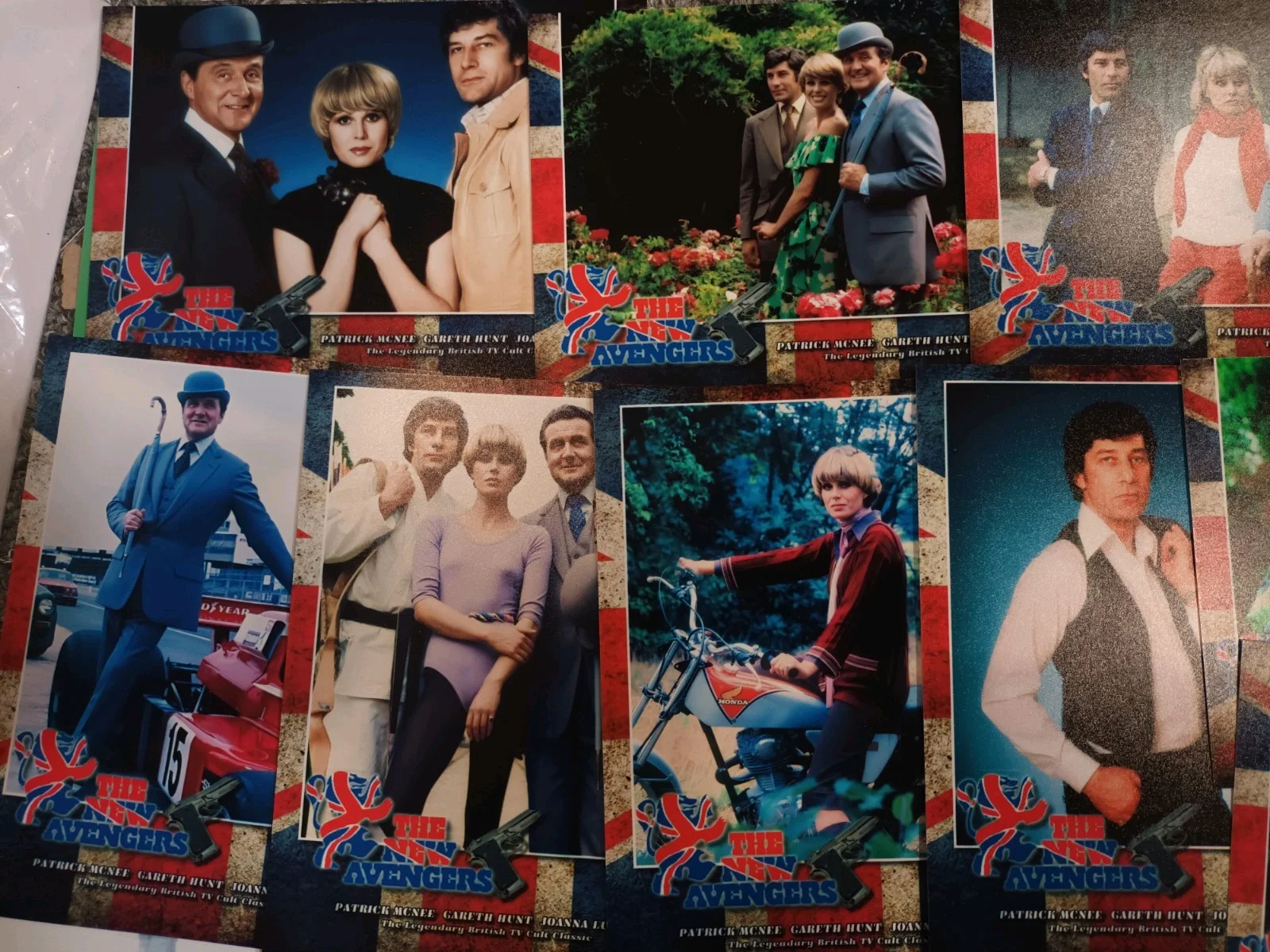 The New Avengers 1977. 12 Glossy 7x5ins Unofficial Lobby Cards. New., изображение 2