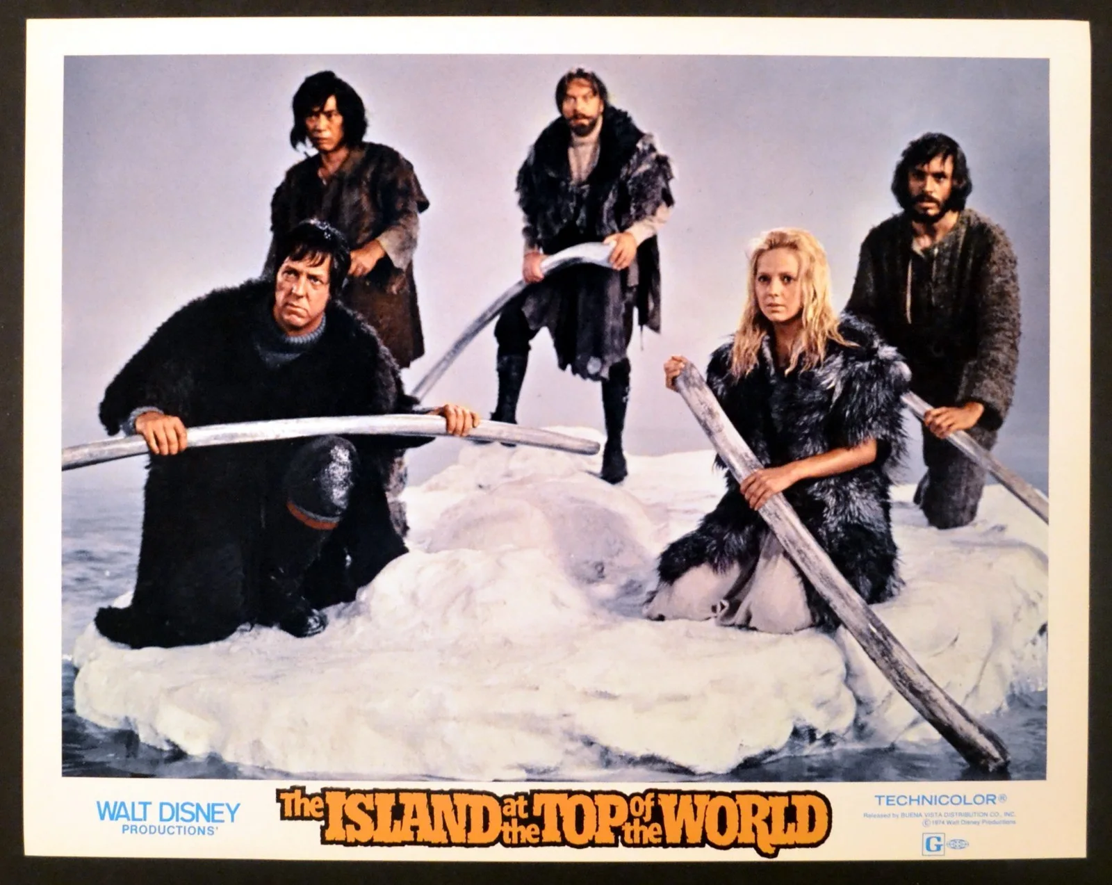ISLAND AT THE TOP OF THE WORLD 1974 Donald Sinden, David Hartman LOBBY SET, изображение 3