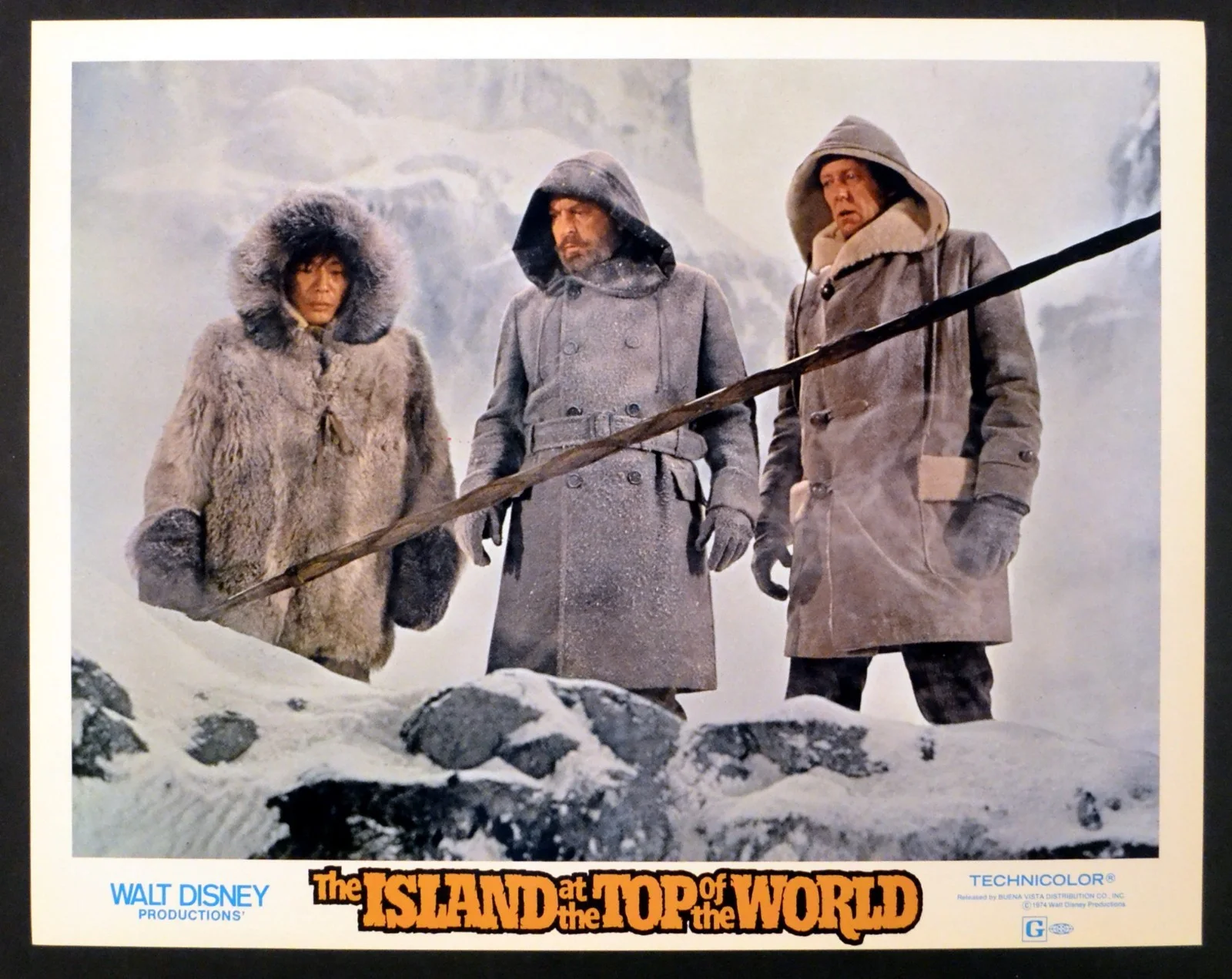 ISLAND AT THE TOP OF THE WORLD 1974 Donald Sinden, David Hartman LOBBY SET, изображение 5