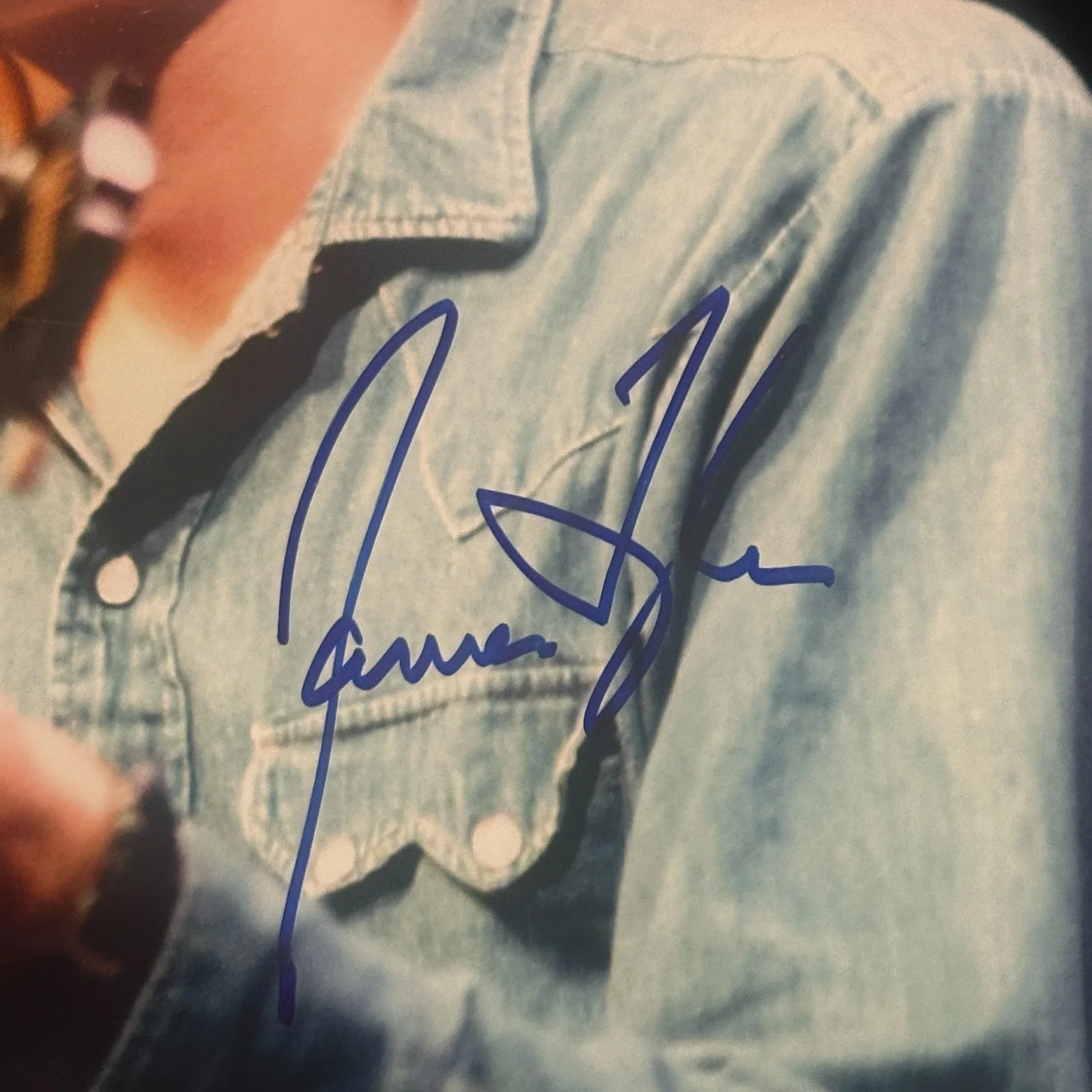 JAMES TAYLOR — JAMES TAYLOR Signed CONCERT 11x14 PHOTO Beckett (BAS) Authenticated, изображение 2