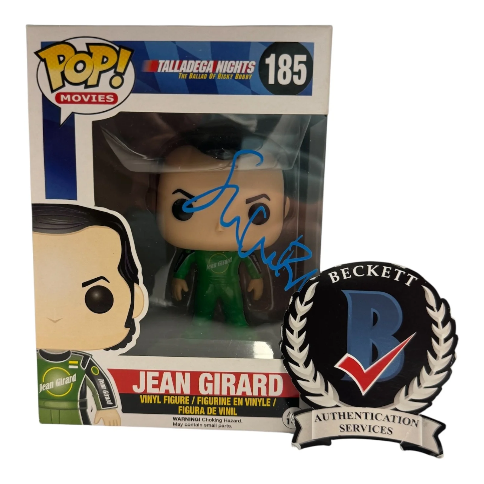 SACHA BARON COHEN — SACHA BARON COHEN SIGNED AUTOGRAPH TALLADEGA NIGHTS FUNKO POP 185 BECKETT BAS
