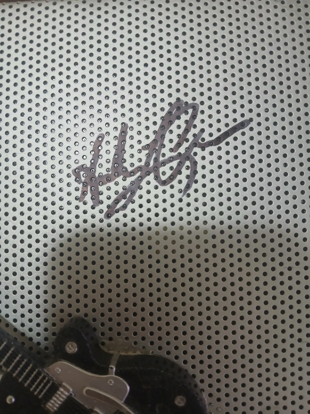 RUSH ORIGINAL HAND SIGNED 12X12 PLAQUE, image 3