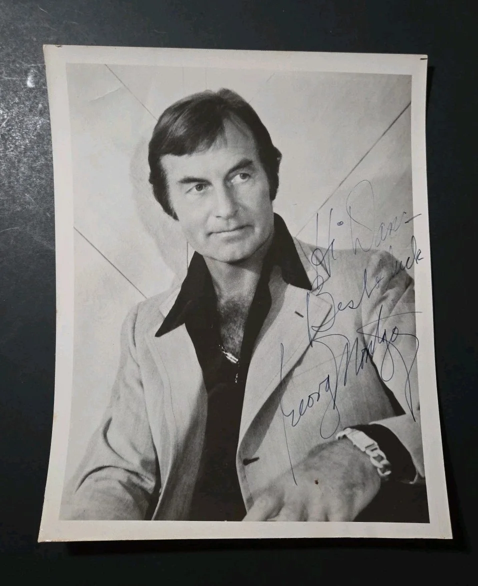 George Montgomery — Vintage George Montgomery Autographed 8x10 Studio Publicity Photo