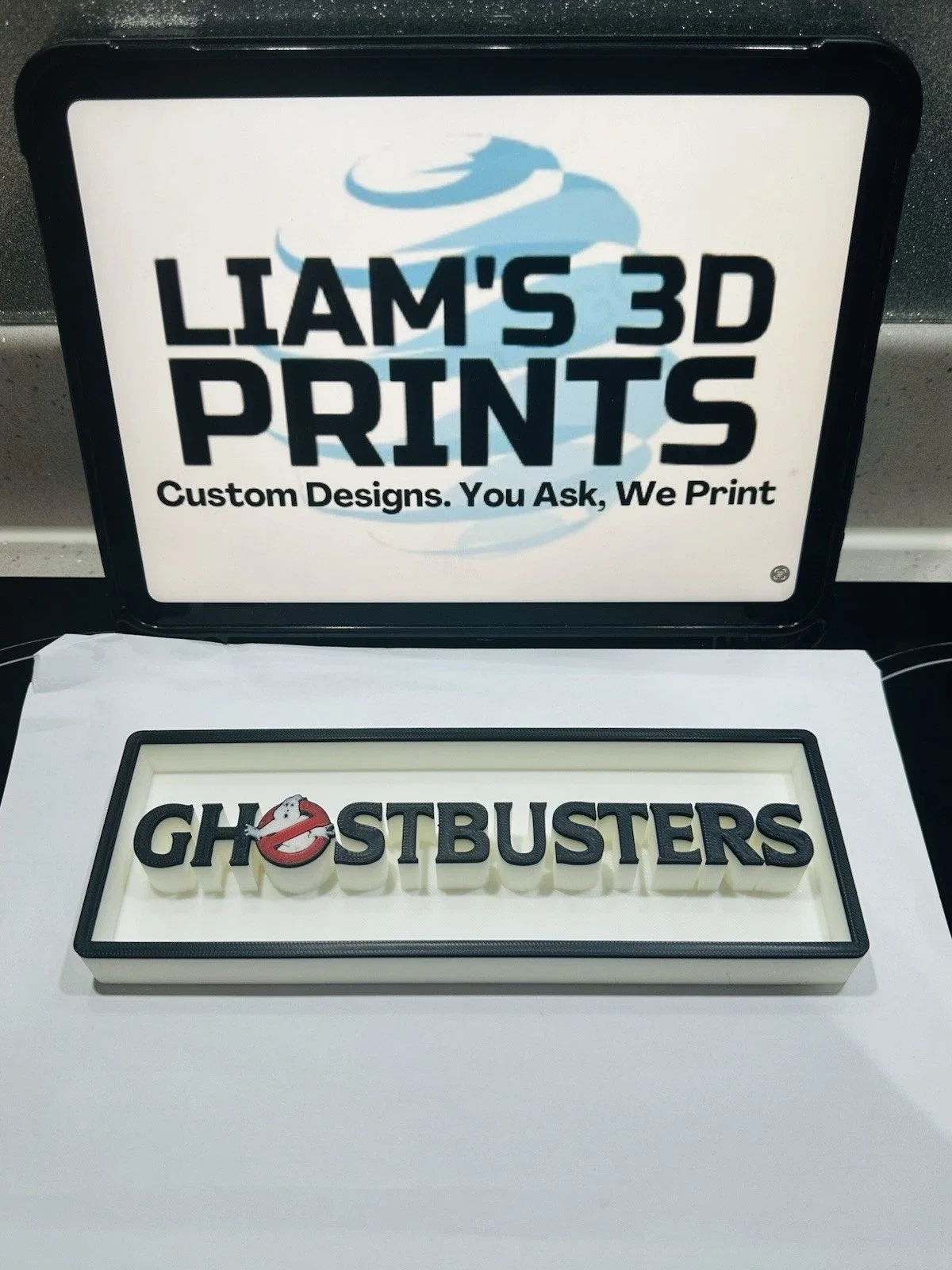 Decorative Ghostbusters Film Box Sign pop Movie Logo Sign Display 2 Sizes, изображение 2