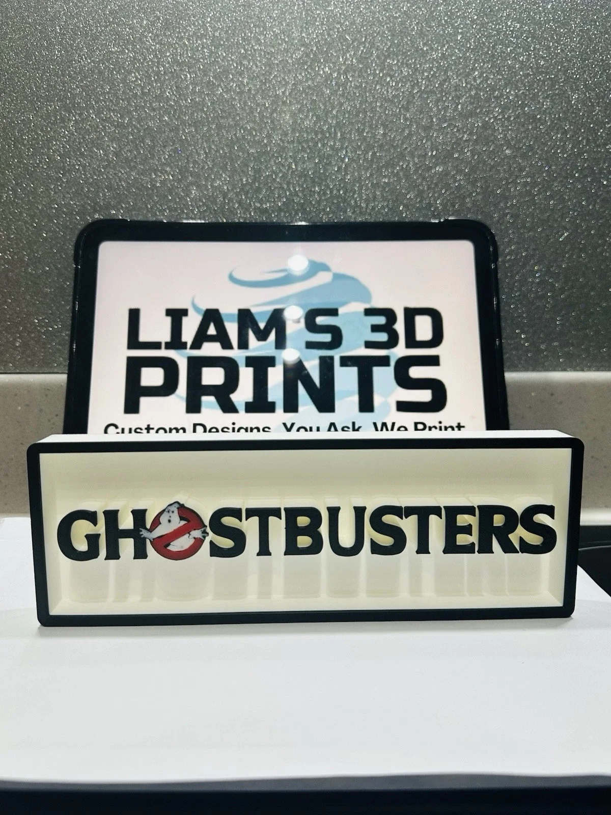 Decorative Ghostbusters Film Box Sign pop Movie Logo Sign Display 2 Sizes, изображение 3