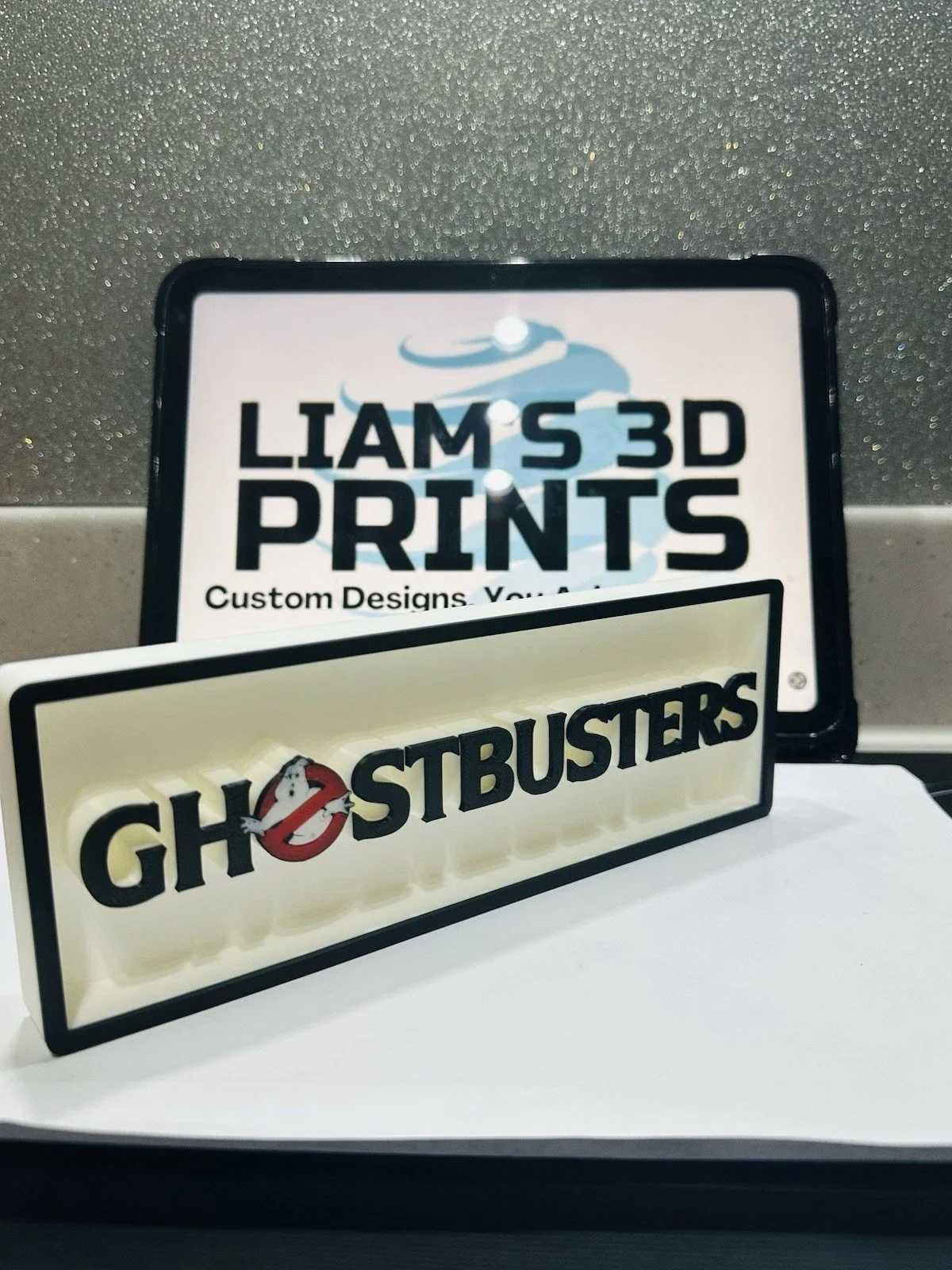 Decorative Ghostbusters Film Box Sign pop Movie Logo Sign Display 2 Sizes, изображение 4