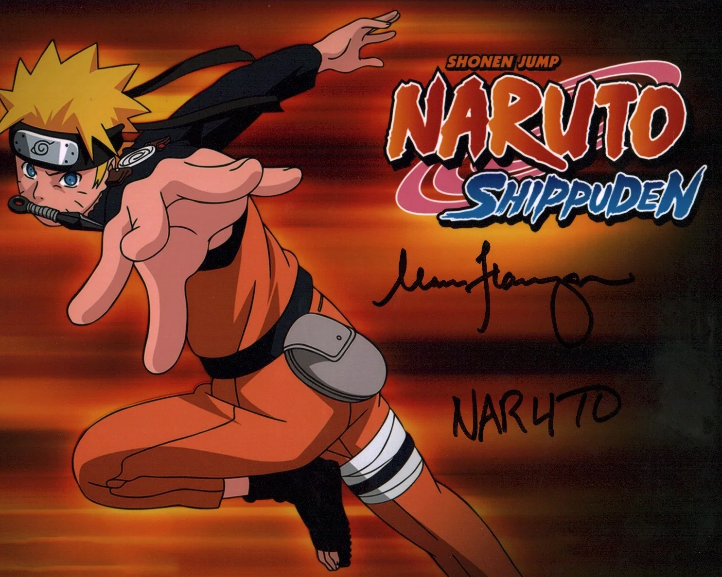 Maile Flanagan — Maile Flanagan Naruto 8x10 Signed Photo JSA Certified Autograph