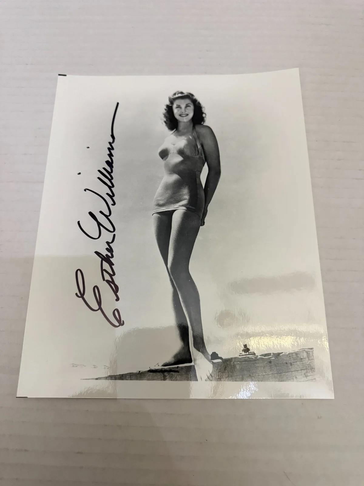 Esther Williams — Vintage Esther Williams MGM Actress Autographed Photograph