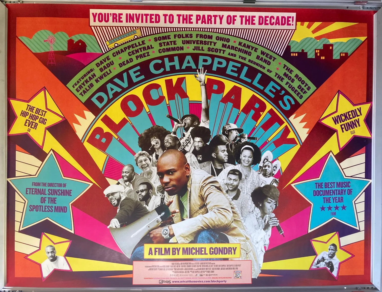 Cinema Poster: DAVE CHAPPELLE'S BLOCK PARTY 2006 (Quad) Mos Def Lauryn Hill, изображение 2