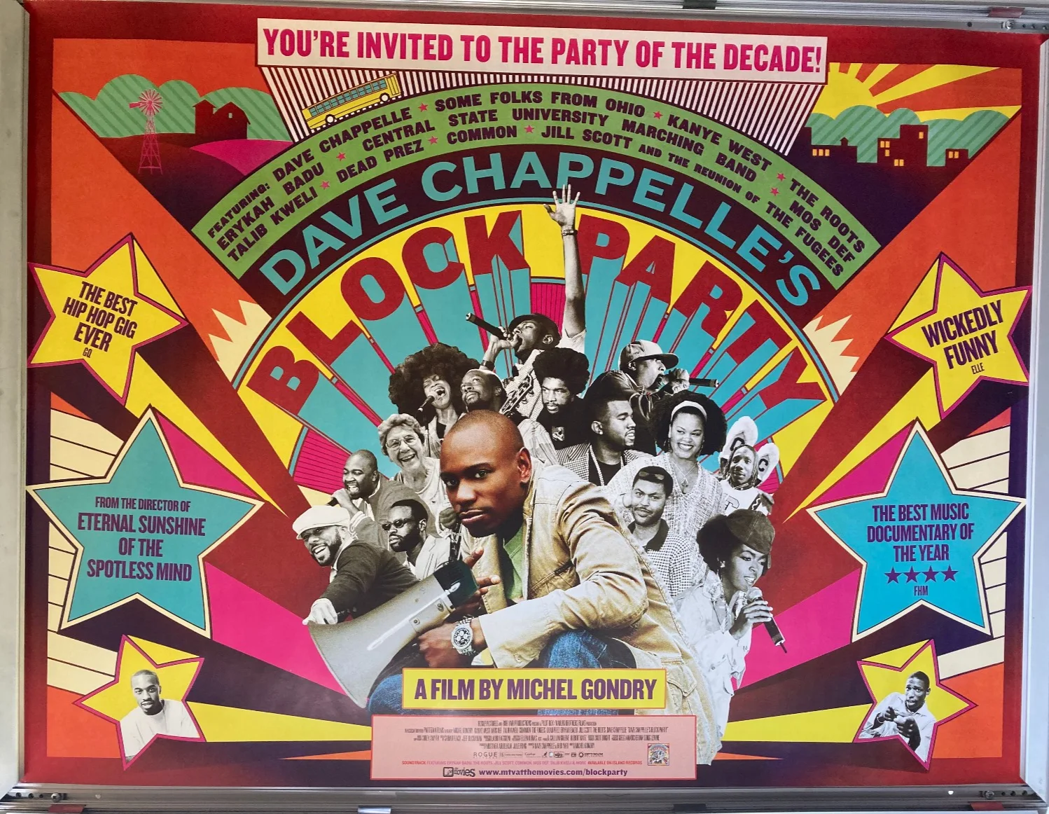 Cinema Poster: DAVE CHAPPELLE'S BLOCK PARTY 2006 (Quad) Mos Def Lauryn Hill, изображение 3