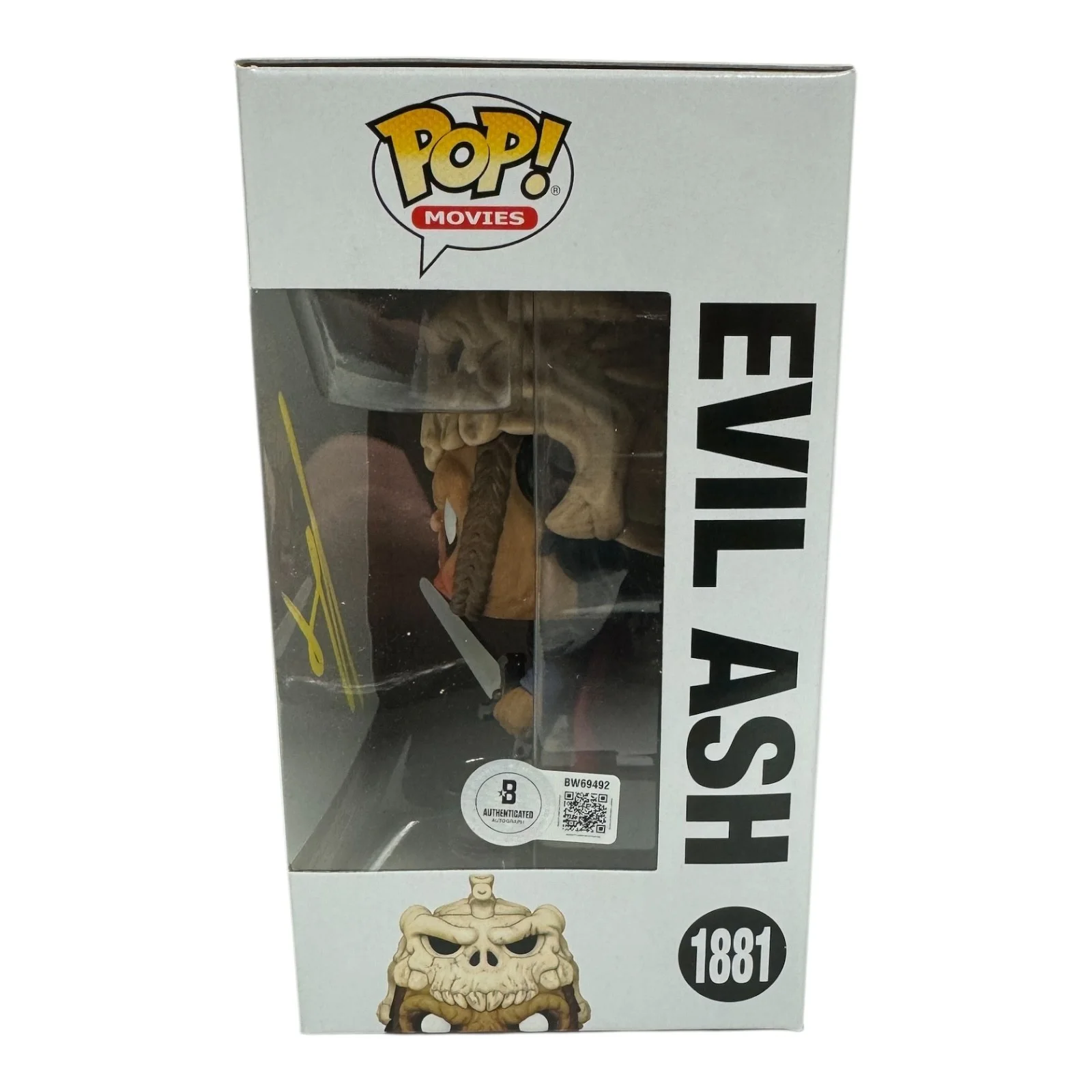 BRUCE CAMPBELL — BRUCE CAMPBELL SIGNED AUTOGRAPH FUNKO POP 1881 ARMY OF DARKNESS BECKETT EVIL ASH, изображение 2