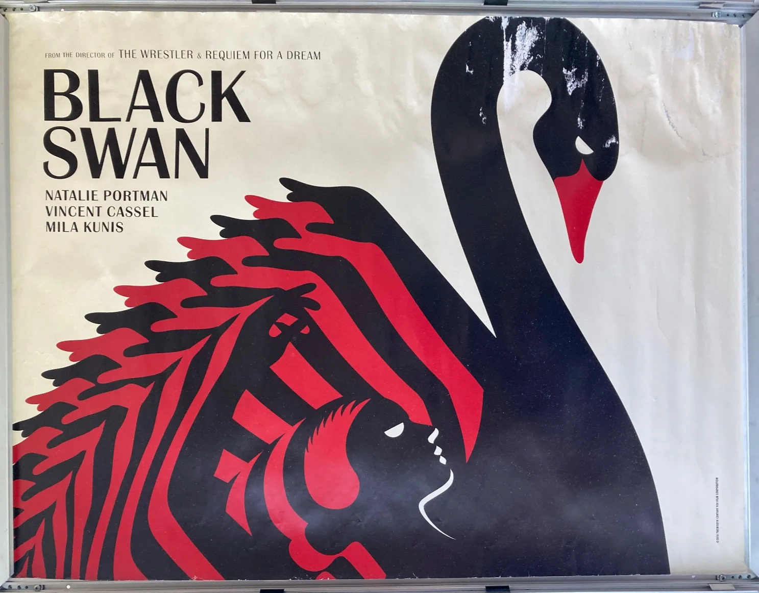 Cinema Poster: BLACK SWAN 2011 (Swan Quad) Natalie Portman Mila Kunis, изображение 3