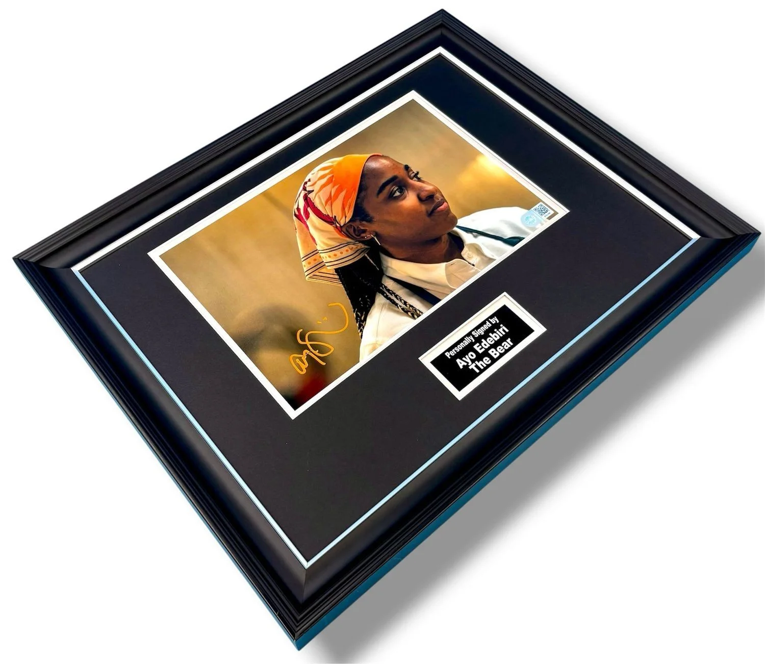 Ayo Edebiri Signed Photo Framed & SWAU COA The Bear Poster Autograph Auto, image 3