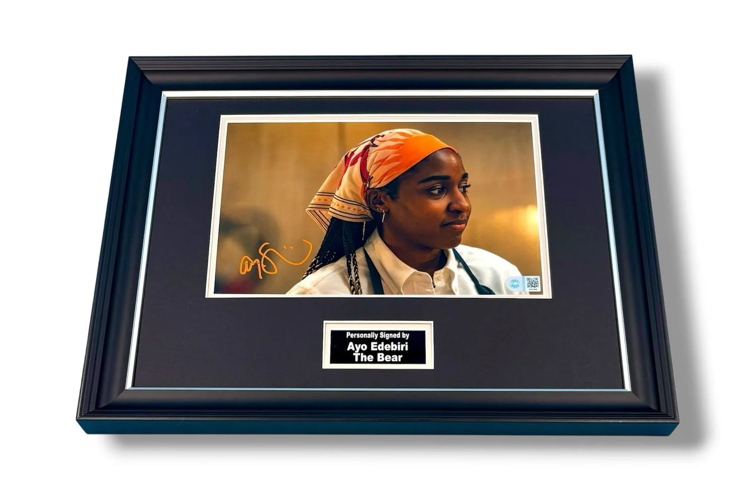 Ayo Edebiri Signed Photo Framed & SWAU COA The Bear Poster Autograph Auto, image 4