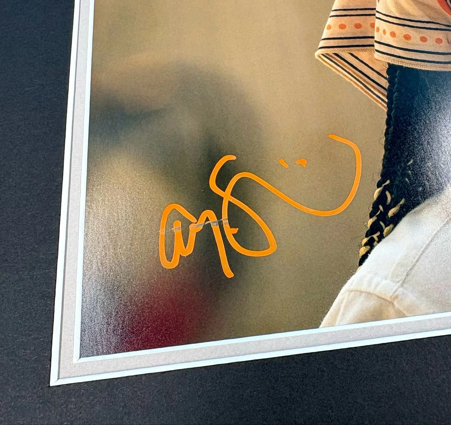 Ayo Edebiri Signed Photo Framed & SWAU COA The Bear Poster Autograph Auto, image 5