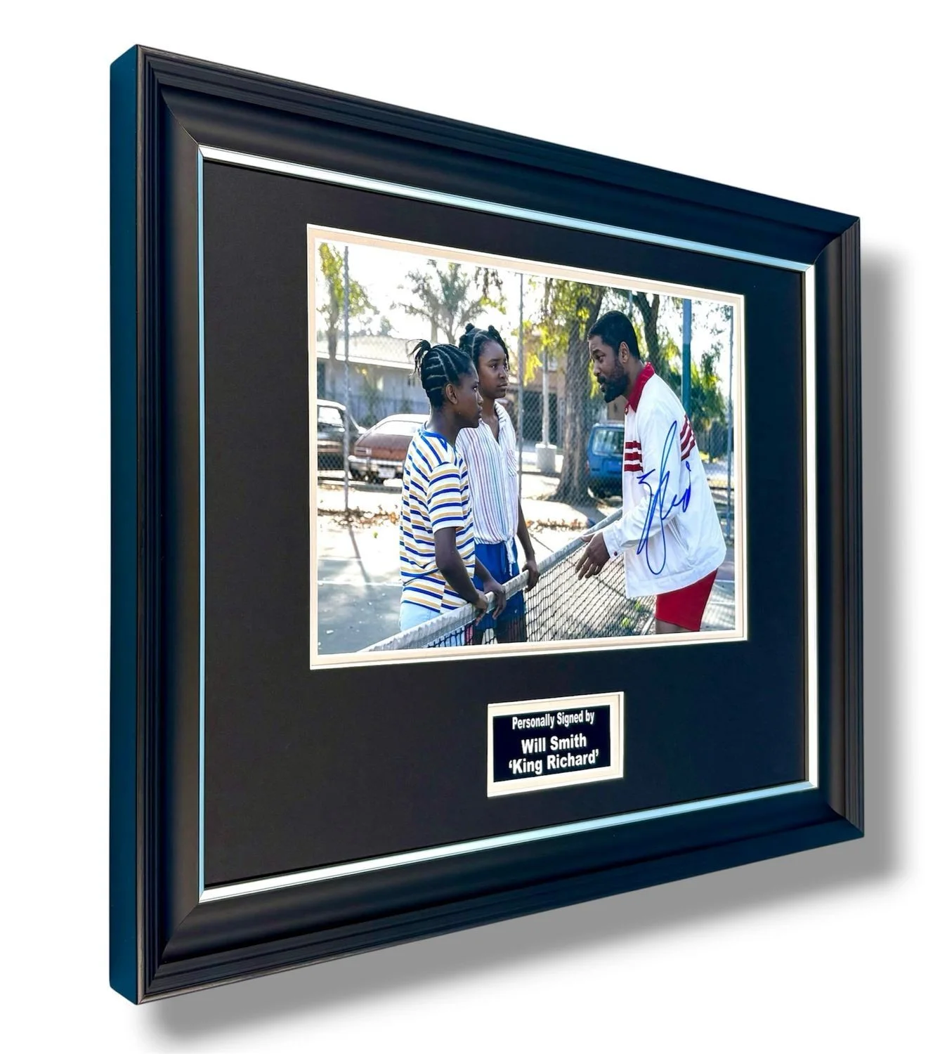 Will Smith Signed Photo Framed & SWAU COA King Richard Poster Autograph Auto, изображение 2