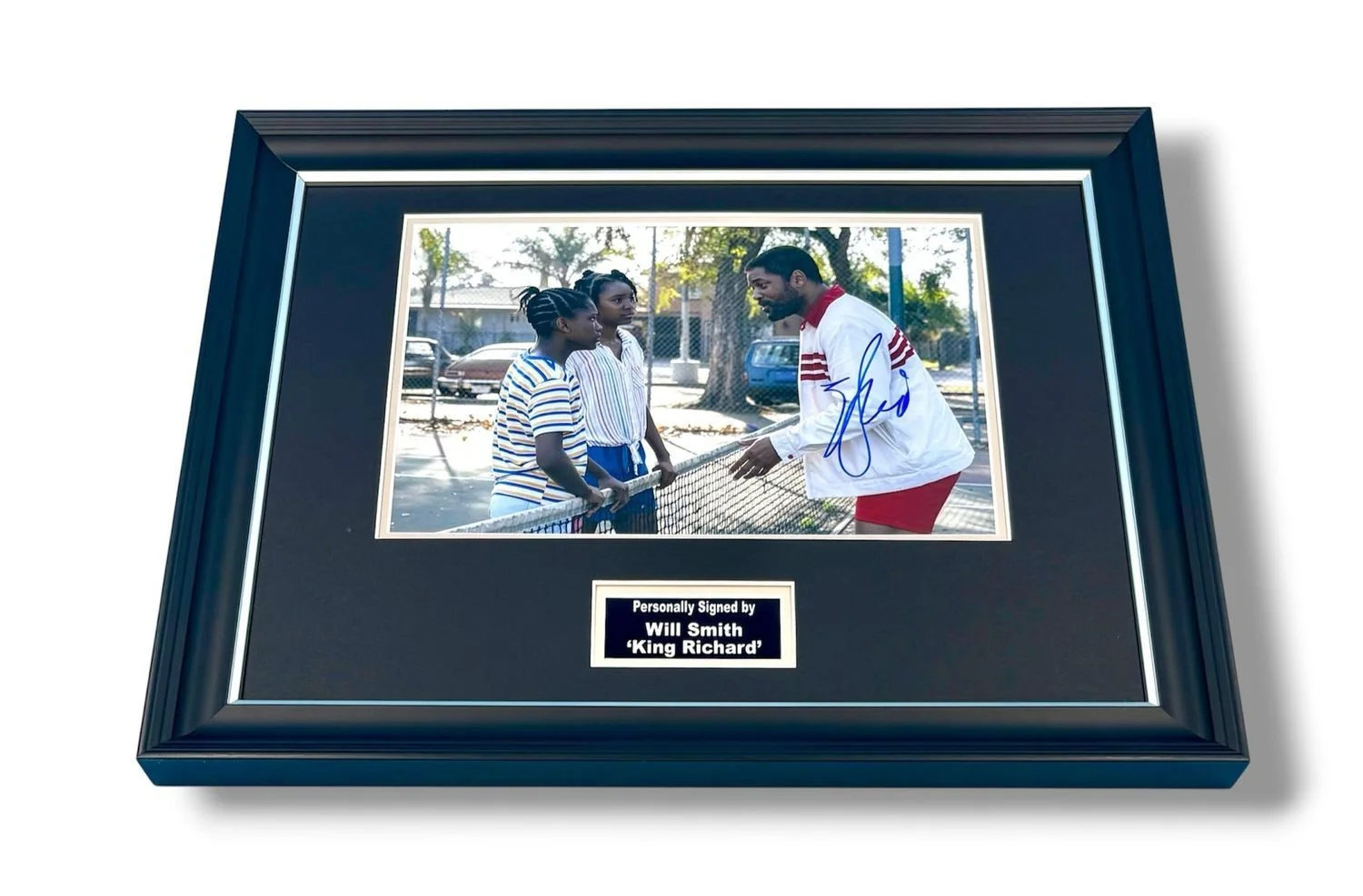 Will Smith Signed Photo Framed & SWAU COA King Richard Poster Autograph Auto, изображение 4