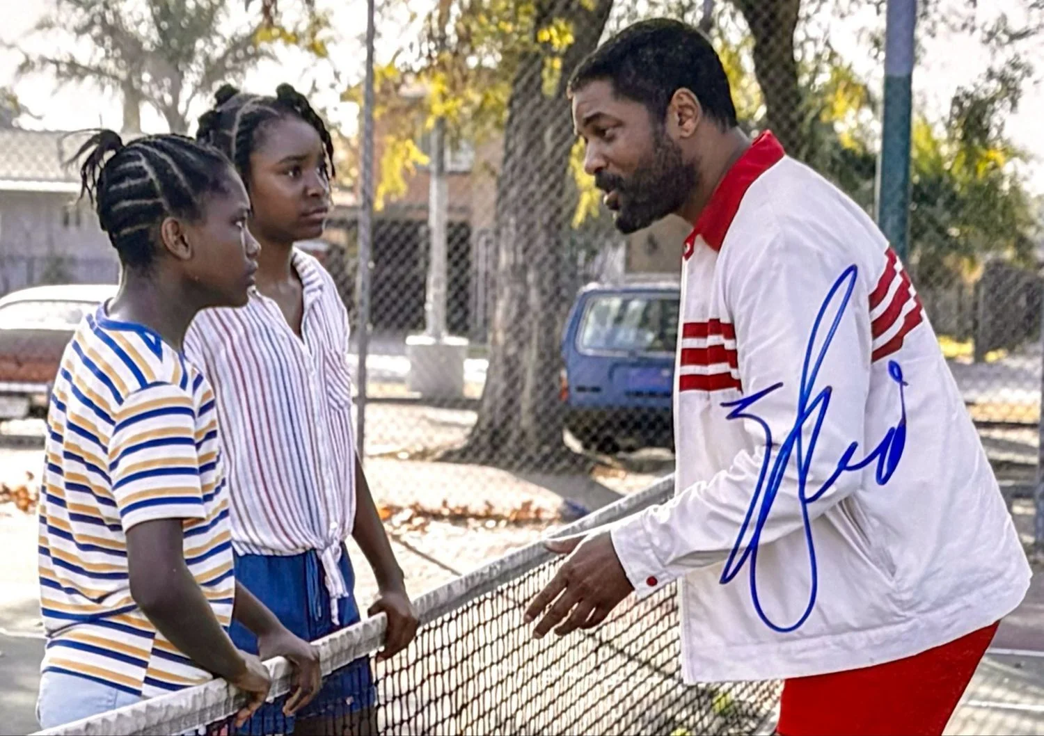 Will Smith Signed Photo Framed & SWAU COA King Richard Poster Autograph Auto, изображение 5