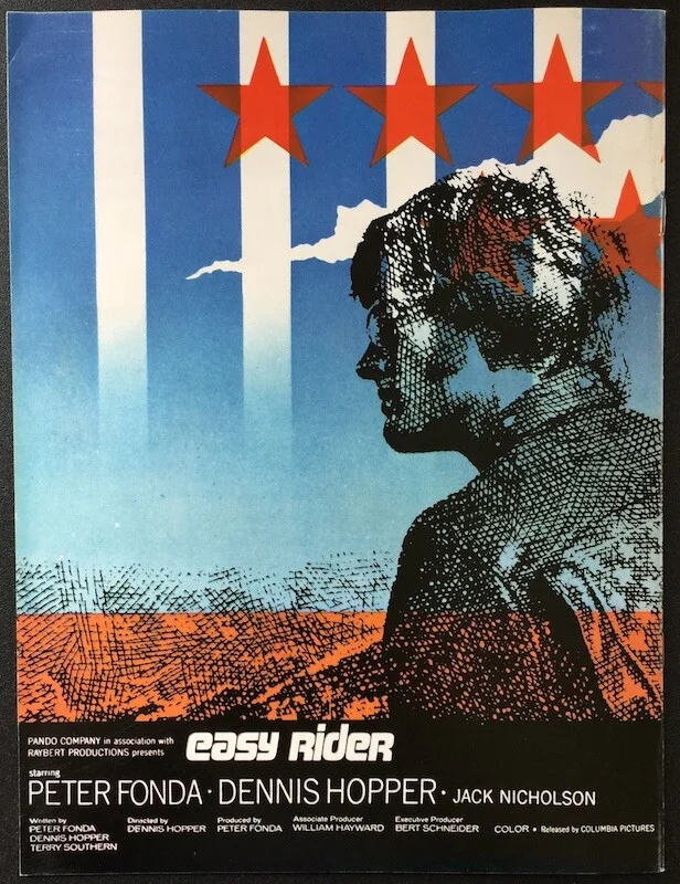 EASY RIDER ORIGINAL JAPANESE JAPAN MOVIE PROGRAMME DENNIS HOPPER PETER FONDA, изображение 2