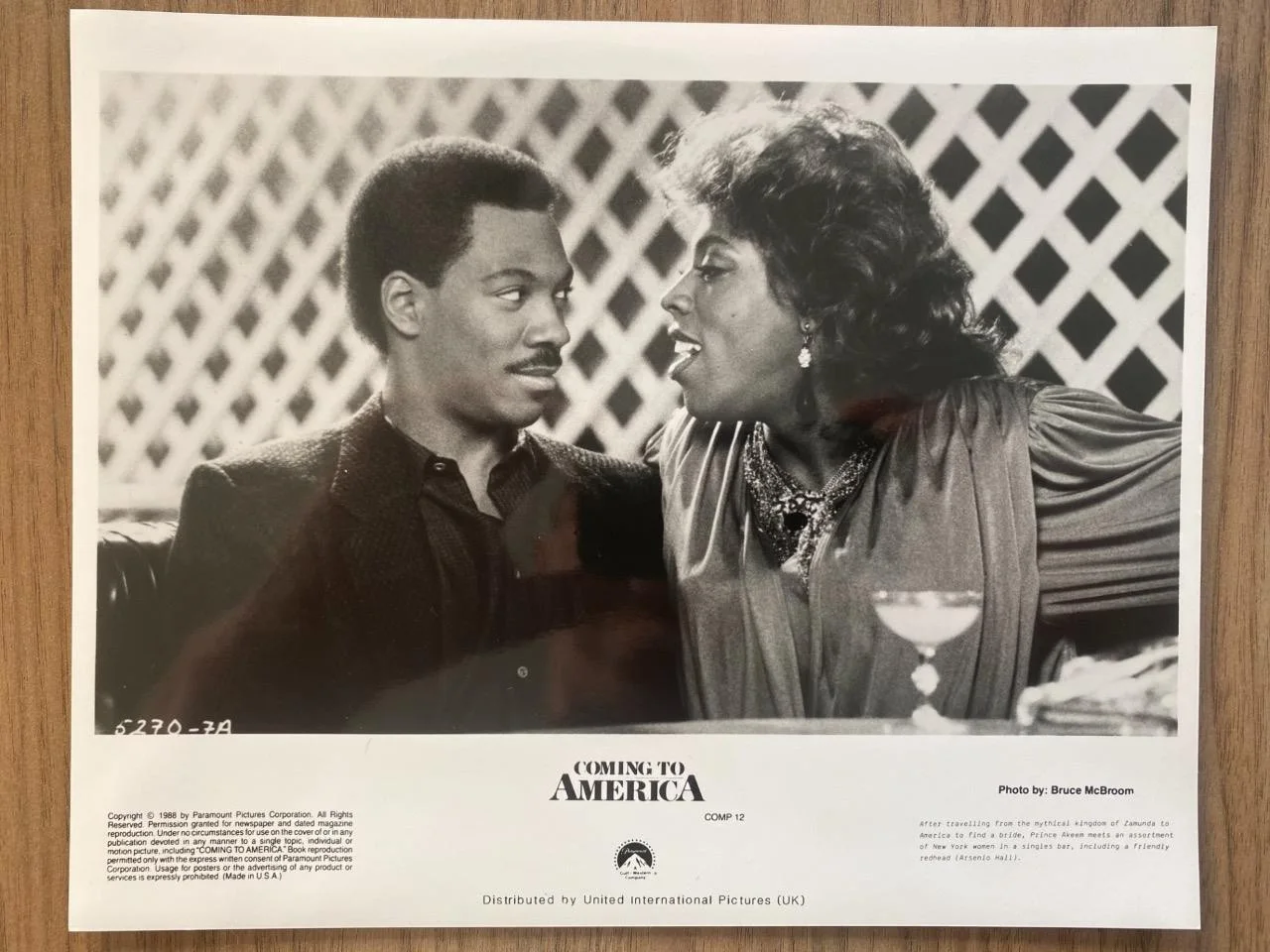 4 Original Coming to America Press Film Still Photos 1988 Eddie Murphy, изображение 2