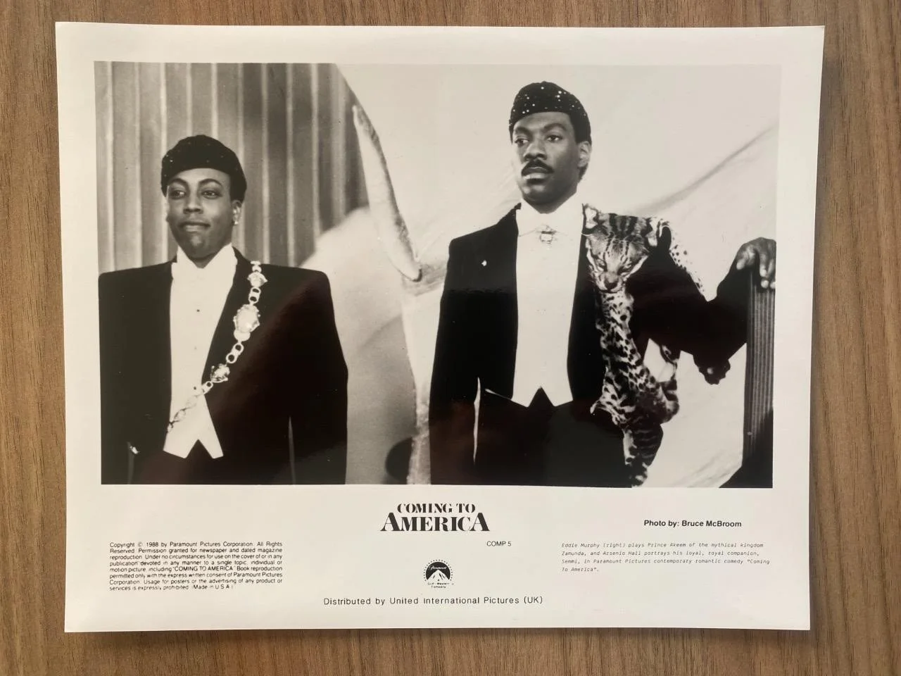 4 Original Coming to America Press Film Still Photos 1988 Eddie Murphy, изображение 5