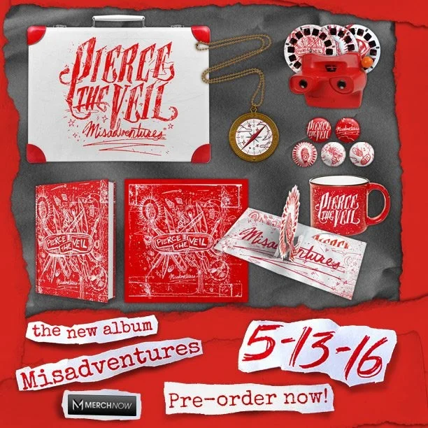 IN SEARCH OF Misadventures Box Set Pierce The Veil Rare PTV, image 2