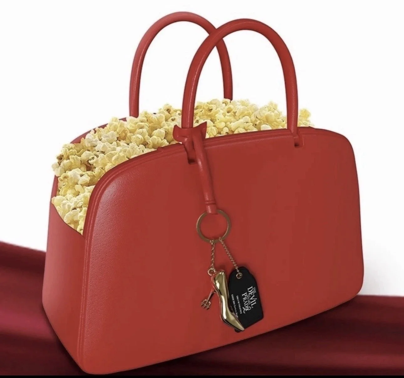 Odeon Devil Wears Prada 2 Cinema Exclusive Popcorn Bucket Handbag + Keyring 🔴, image 2