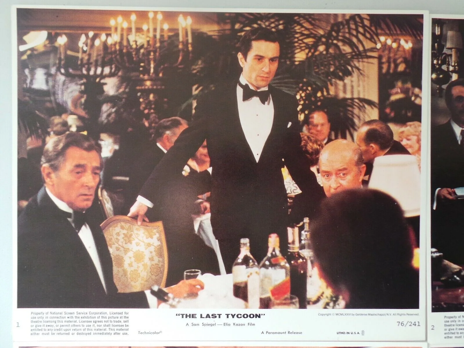 ORIGINAL 1976 LOBBY CARD SET 10" x 8" - THE LAST TYCOON - DE NIRO - NICHOLSON, image 2
