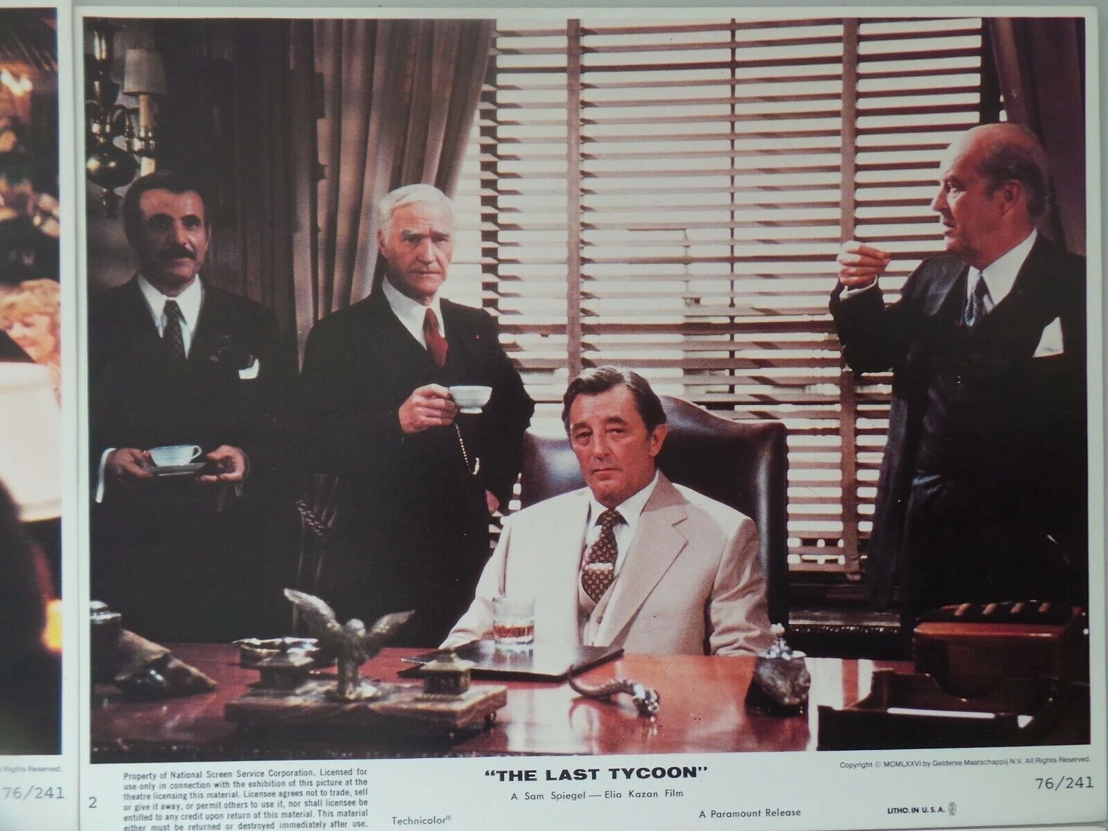 ORIGINAL 1976 LOBBY CARD SET 10" x 8" - THE LAST TYCOON - DE NIRO - NICHOLSON, image 3