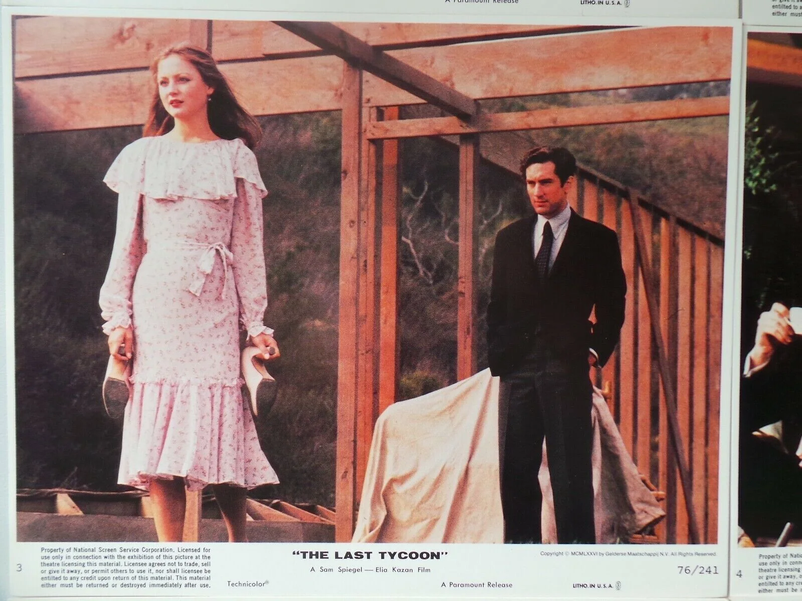 ORIGINAL 1976 LOBBY CARD SET 10" x 8" - THE LAST TYCOON - DE NIRO - NICHOLSON, image 4