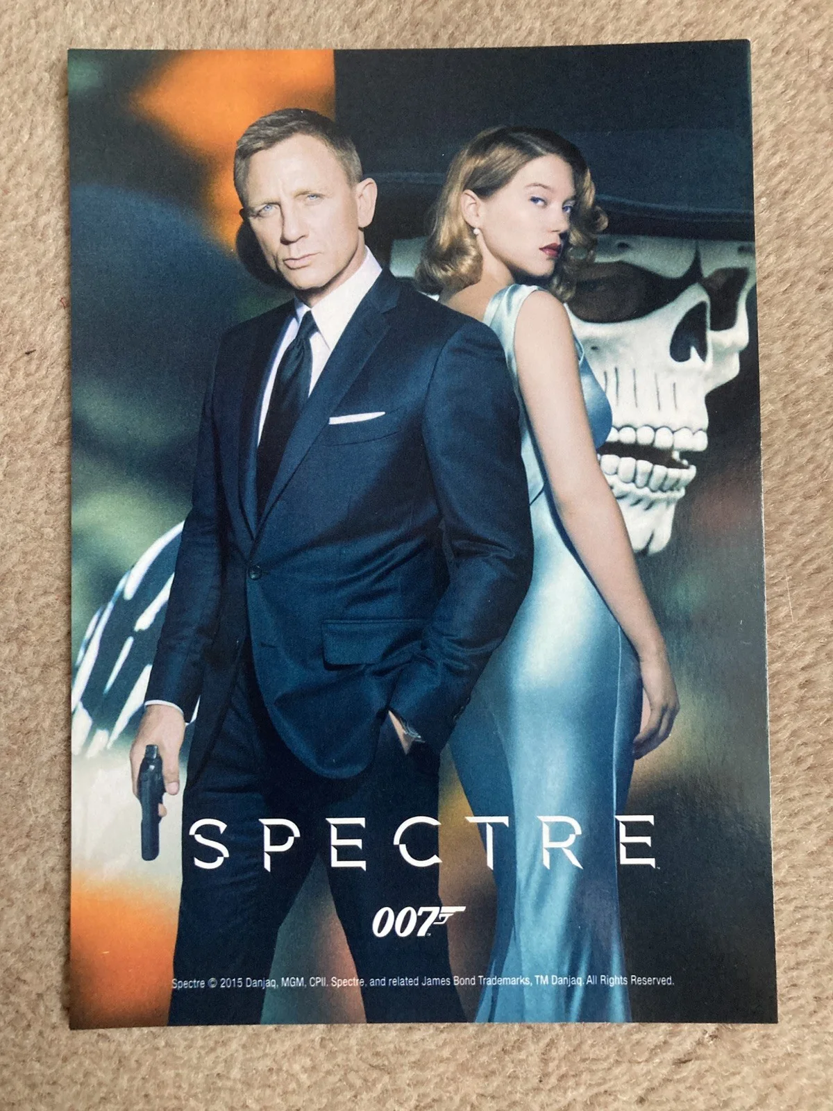 James Bond 2015 Spectre Promotional Special Edition sky Postcards (rare), изображение 4