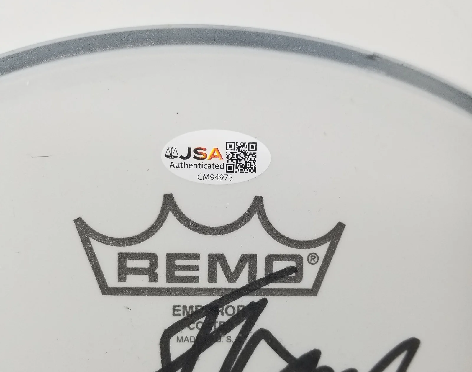The Deftones hand SIGNED 12" Drumhead JSA COA Autographed Chino, Frank, Chi +2, image 4