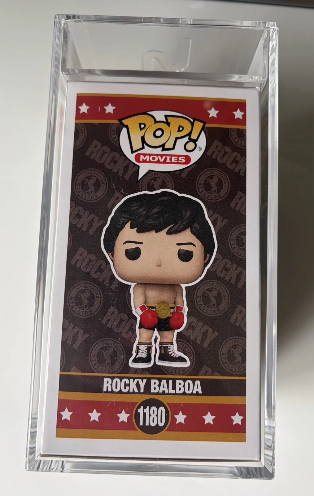 Sylvester Stallone Signed Funko SWAU Encapsulated 7.5/10 Auto Beckett, изображение 3