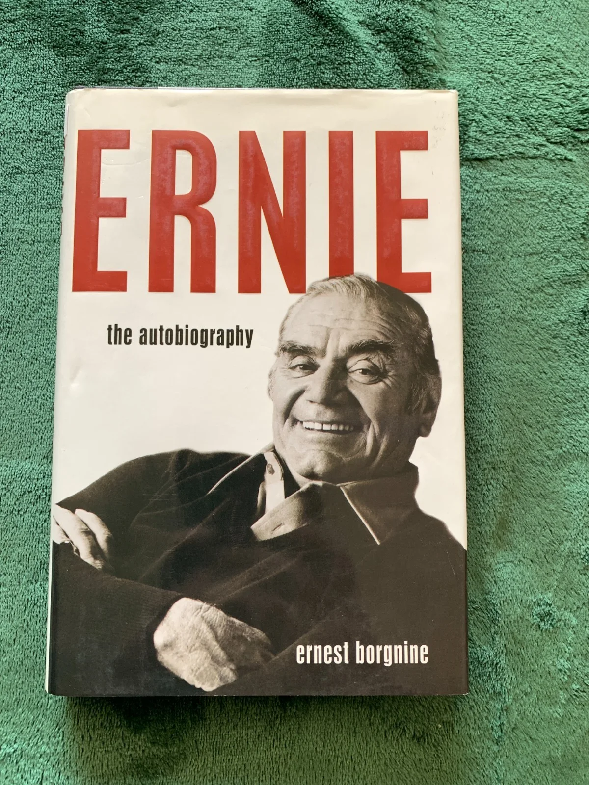 Ernest Borgnine — Ernest Borgnine signed book Ernie + extras from book signing event 1st/1st HC/DJ, изображение 3