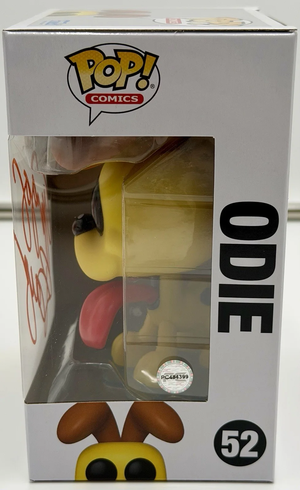 Gregg Berger — Gregg Berger Signed Odie Funko Pop Nickelodeon Garfield #52 PC COA w/protector, image 3
