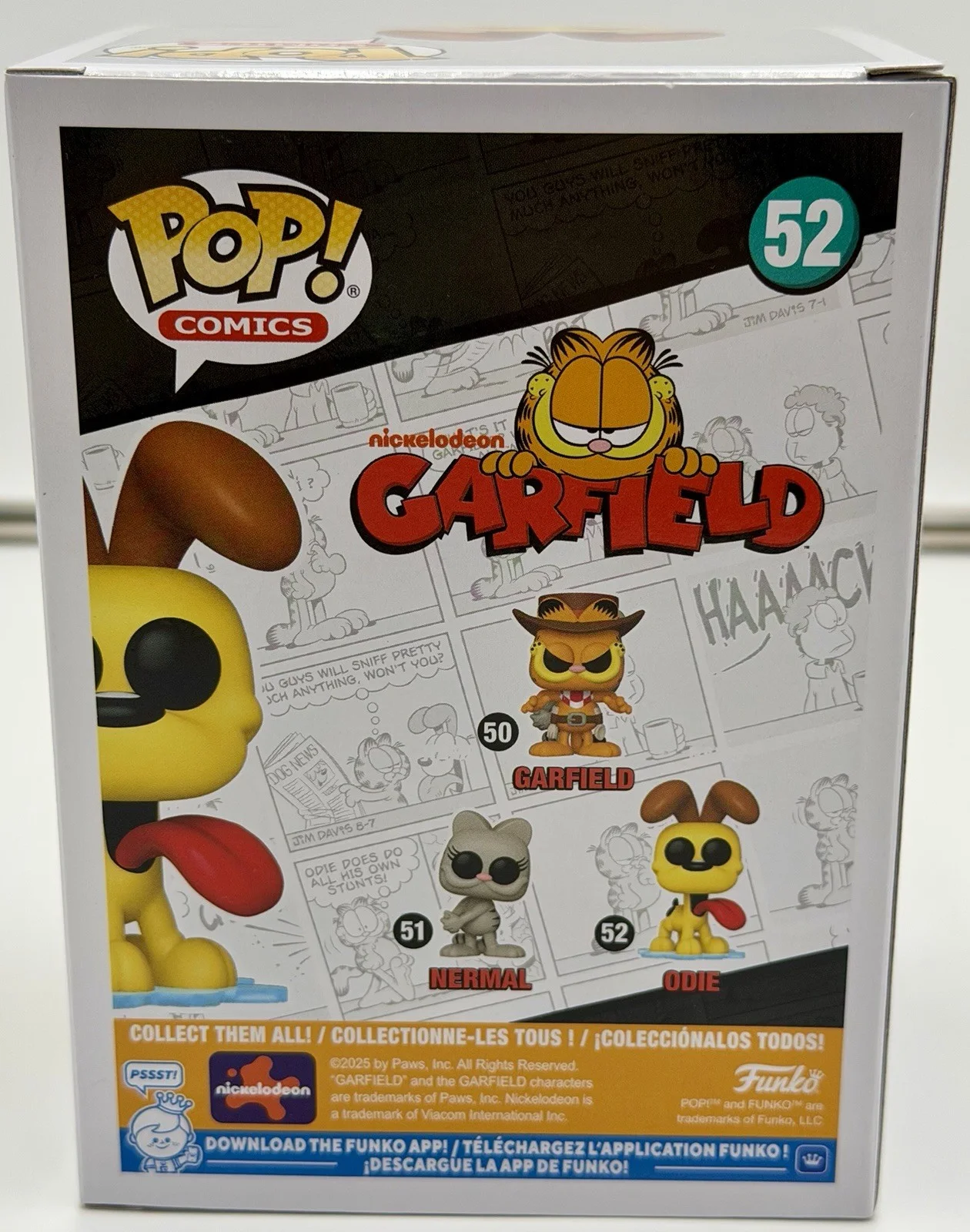 Gregg Berger — Gregg Berger Signed Odie Funko Pop Nickelodeon Garfield #52 PC COA w/protector, image 4