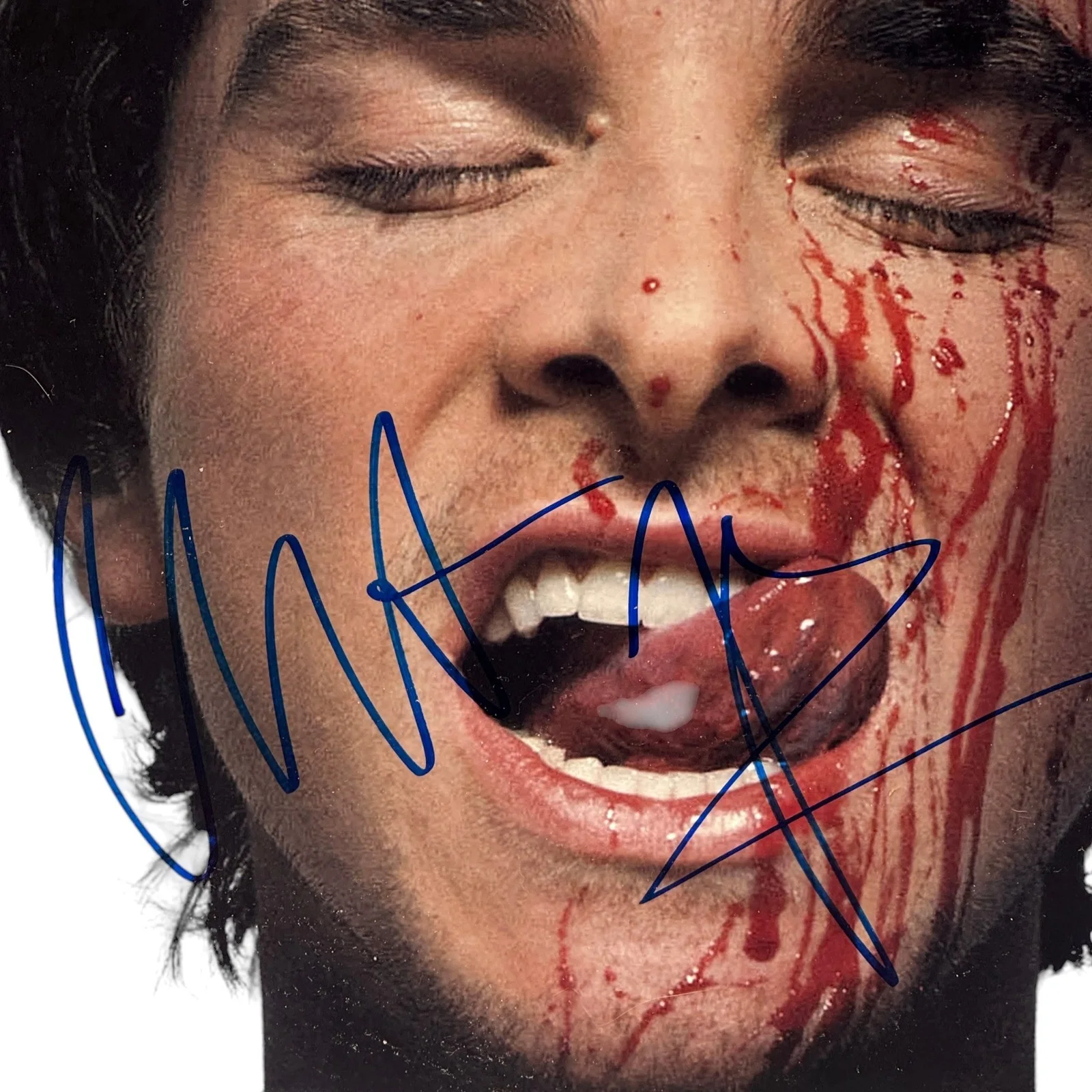 Christian Bale — Christian Bale Signed 11x14 Photo American Psycho Autograph Beckett Authentic!!, image 2