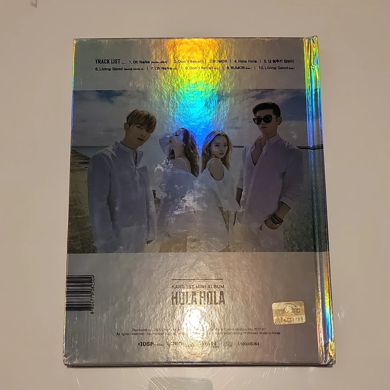 Signed Jiwoo KARD - Hola Hola 1st Mini Album CD & Booklet with Photo Cards, изображение 2