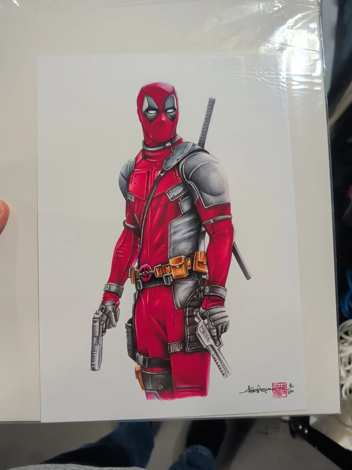 THANG NGUYEN — THANG NGUYEN Marvel Comics Deadpool 8x12 Thang Nguyen Lithograph, image 3