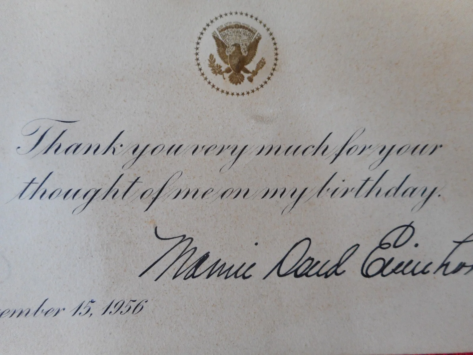 Edgar Buchanan, Mamie Eisenhower — EDGAR BUCHANAN FAMOUS ACTOR AUTOGRAPH W/ PHOTO AND MAMIE EISENHOWER AUTOGRAPH, image 5