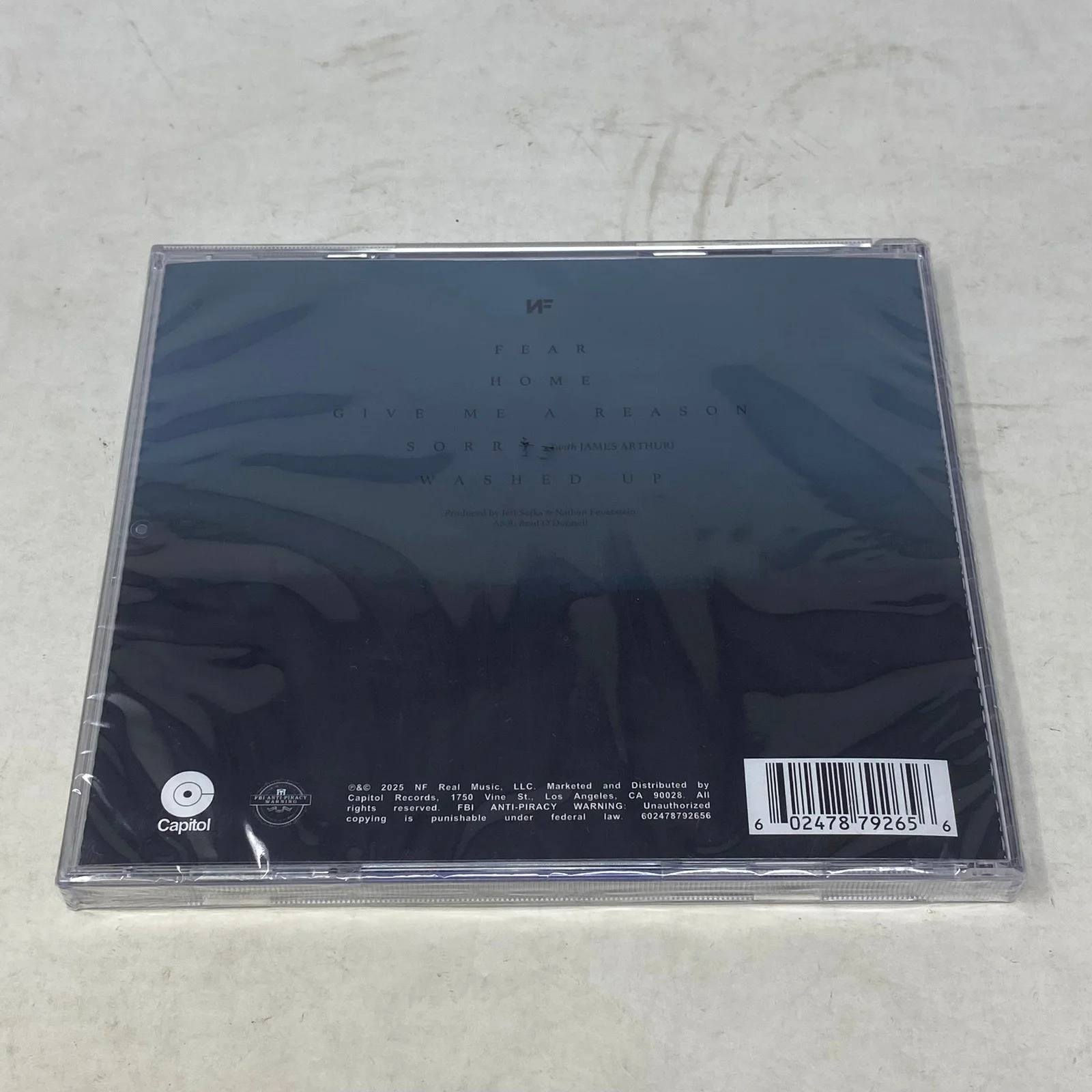 NF Fear EP CD Autographed Signed Hand Signed 2025 Capitol Records New Sealed, изображение 3